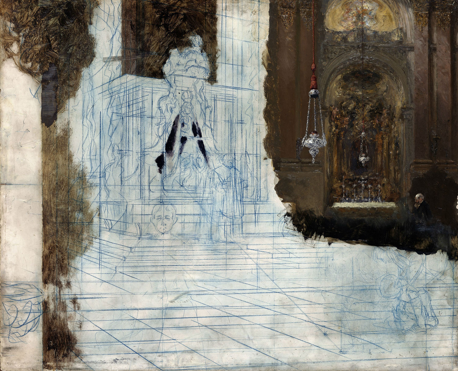 Menzil "Altar in a Baroque Church"